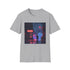 Retro Pixelated 80s Video Game Charcoal Summer T-Shirt, Regular Fit