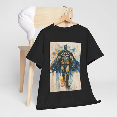 Batman Tshirt in White Regular Fit Crew Neck Cotton Tee.