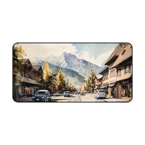 Banff Desk Mat Wilderness Collection - Enhance productivity with stunning nature theme, mountains and lakes design