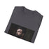 Charcoal crew neck cotton T-shirt with Ben Affleck graphic in regular fit
