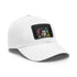 Neon watercolor baseball cap inspired by Paul McCartney, unisex, vegan.