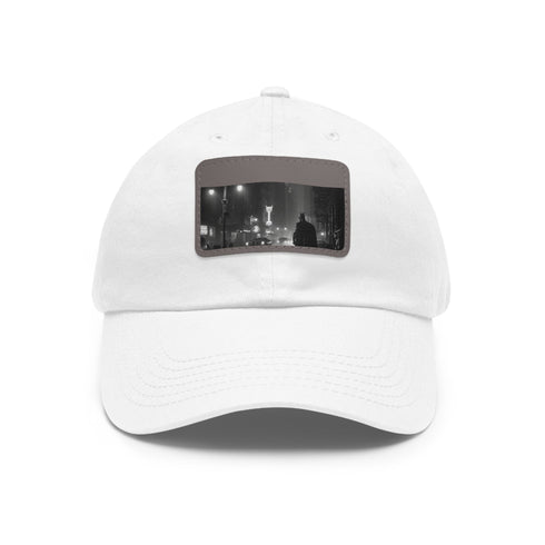 Dark Knight Gotham City Cap in White with Batman Emblem.