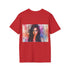 Kim Kardashian watercolor fantasy tee in charcoal, size small.