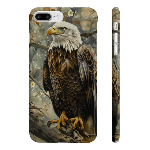 Majestic flight phone case with glossy finish for iPhone 7 Plus.