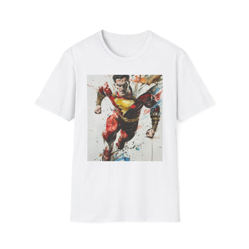 Shazam! Champion of Magic T-Shirt in Charcoal, Mens S Size