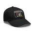 Neon watercolor Paul McCartney baseball cap, white with light brown patch.