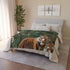 Tropical Jungle Safari Tiger Foliage Seamless Plush Fleece Throw Blanket - View 9 | Prints With Passion