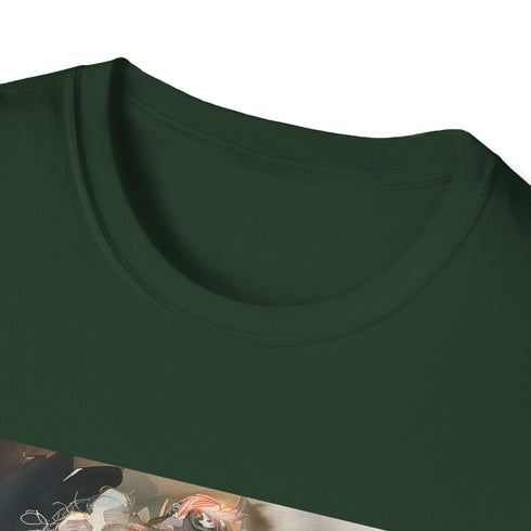 Jeff Buckley Watercolor Concert Tee in Charcoal, Small Men's/Women's T-Shirt.