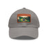 Brasilian Pride Flag Cap - White/Light Brown Unisex Baseball Hat