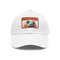 Koala Watercolor Baseball Cap, White with Light Brown Patch - Accessories