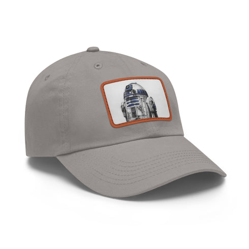 Galactic Droid Cap: R2D2 Edition white cotton rectangle hat