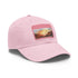 Desert Peaks Baseball Cap, Unisex White Cotton Rectangle Hat Essential