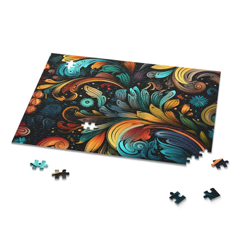Isometric design puzzle for brain-stimulating fun and relaxation - 120 pcs