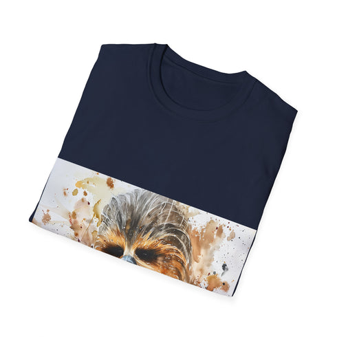 Chewbacca watercolor t-shirt in Charcoal, Regular fit for Star Wars fans.