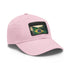 Brasilian Pride Flag Cap - White Light Brown Rectangle Hat Unisex