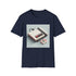 Retro gaming console and pixel art charcoal t-shirt for men and women.