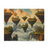 Island Dreams Jigsaw Puzzle - Surreal landscape with floating islands and vibrant colors for all ages
