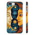 Glossy sun and moon mandala phone case for iPhone 7/8 Plus.