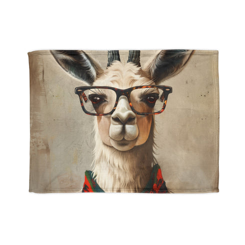 Cozy llama blanket with coolest llama design, perfect for Mother's Day.