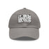 Monochrome Madness Baseball Cap in White with Light Brown Rectangle Patch
