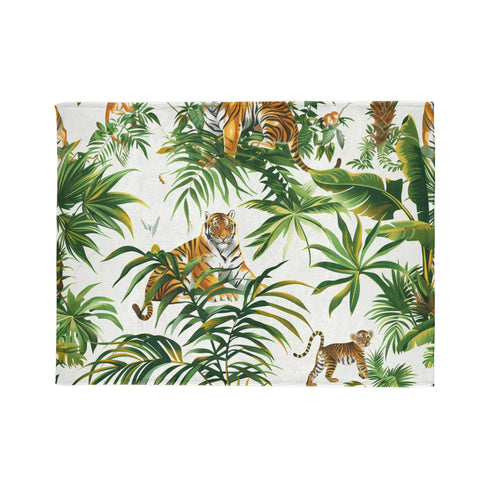 Wild Tiger Jungle Blanket for Restful Sleep, 30'' x 40'' Size