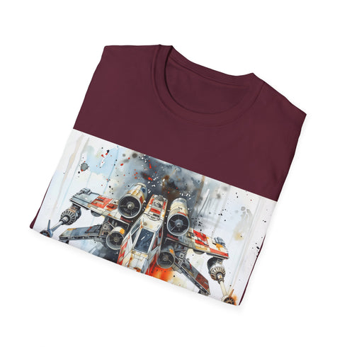 Galactic X Wing Adventure Tee in Charcoal, size Small. Featuring rebel design.
(Note: Remember to replace “Charcoal, size Small” with the specifics of the product variant)