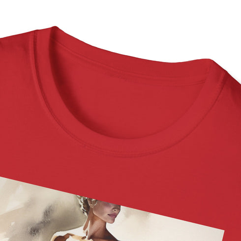 šØ Crimson Reverie: A Watercolor Symphony of Elegance and Allure