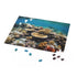 Colorful Great Barrier Reef Coral Jigsaw Puzzle with marine life.