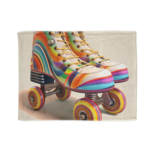 Cozy Retro Roller Skates-themed blanket for a trip down memory lane.