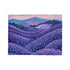 Soft lavender flo fabric dream blanket for serene sleep in bed.