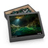 Glowing Cave Jigsaw Puzzle featuring ethereal illuminated underground scene.