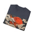Majestic Japanese Dragon Flight Tee in Charcoal, Size S, Men's & Women's.