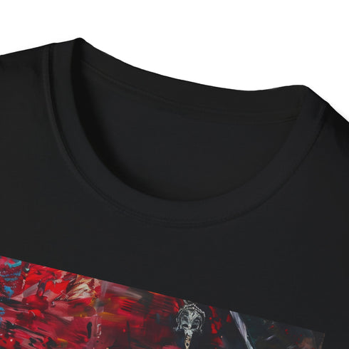 Pirates Heart Jack Sparrow Portrait Charcoal Summer T-shirt.