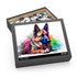 Adorable German Shepherd jigsaw puzzle with vibrant colors and intricate details.