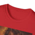 Charcoal cotton T-shirt with Anakin Skywalker painting and crew neck design