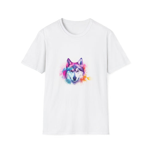 š¾ Husky Howls: A Watercolor Tapestry of Freedom and Adventure