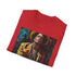 Bruno Mars portrait T-shirt in charcoal cotton crew neck design.