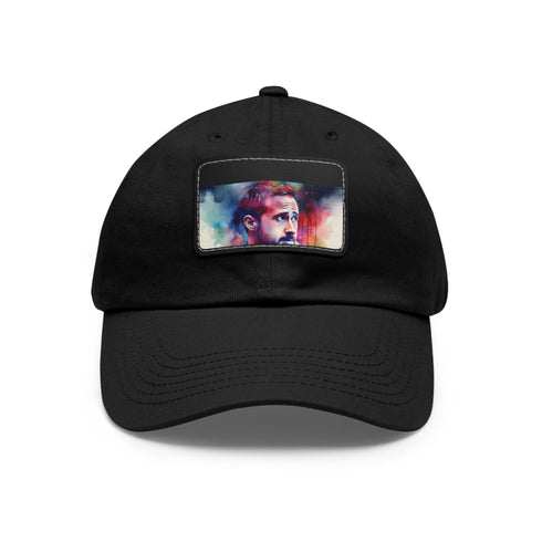 Gosling Glow Watercolor Cap in White with Light Brown Patch