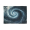 Storm Shaped Like a Spiral Eye Plush Fleece Throw Blanket