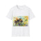 Bumblebee Watercolor Tee Charcoal S Crew Neck Summer T-Shirt Men Women