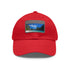Island Paradise Baseball Cap with White Rectangle Patch.