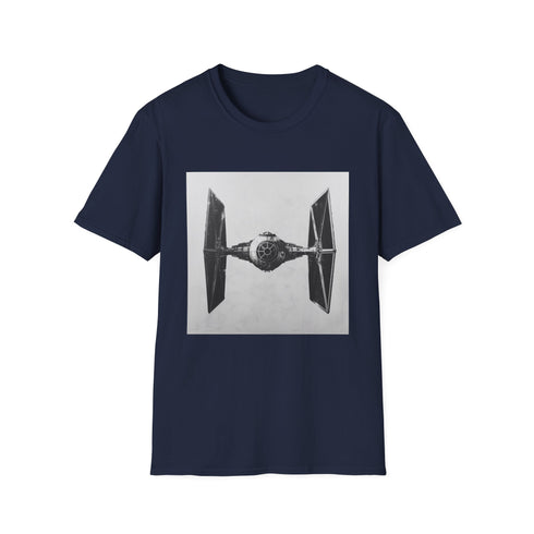 Star Wars Tie Fighter Charcoal T-Shirt for Men and Women.