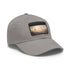 Cotton baseball cap with Cappadocia air balloon scenery, white/light brown patch.