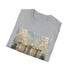 Royal Watercolor Buckingham Palace TShirt in Charcoal, size S. Cotton crew neck.