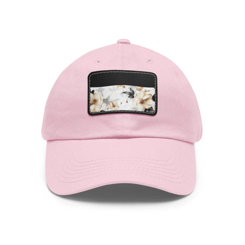 Botanical XRay Blossom Cap in White with Light Brown Patch