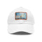 Empire Skyline Splendor Cap in White with Light Brown Rectangle Patch