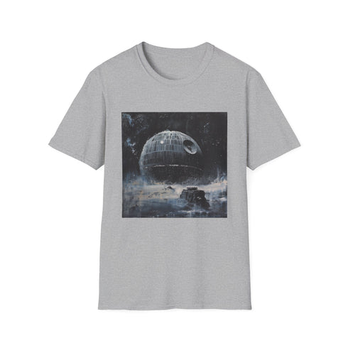 Star Wars Death Star Charcoal T-Shirt for Men and Women