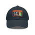 Kevin Hart neon watercolor hat with white light brown patch.