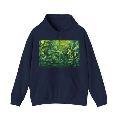 Tolkiens Summer Tapestry Hoodie Navy S Unisex Regular Fit Landscapes.