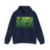 Tolkiens Summer Tapestry Hoodie Navy S Unisex Regular Fit Landscapes.